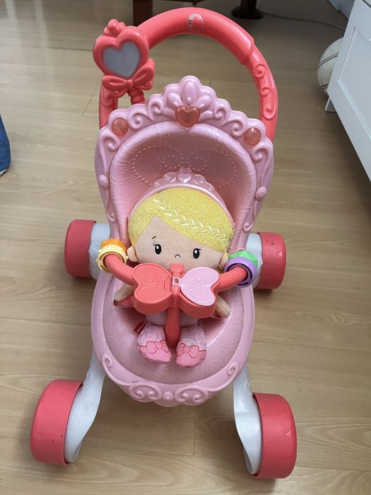 Fisher-Price Princess Musical Stroller and Doll Playset