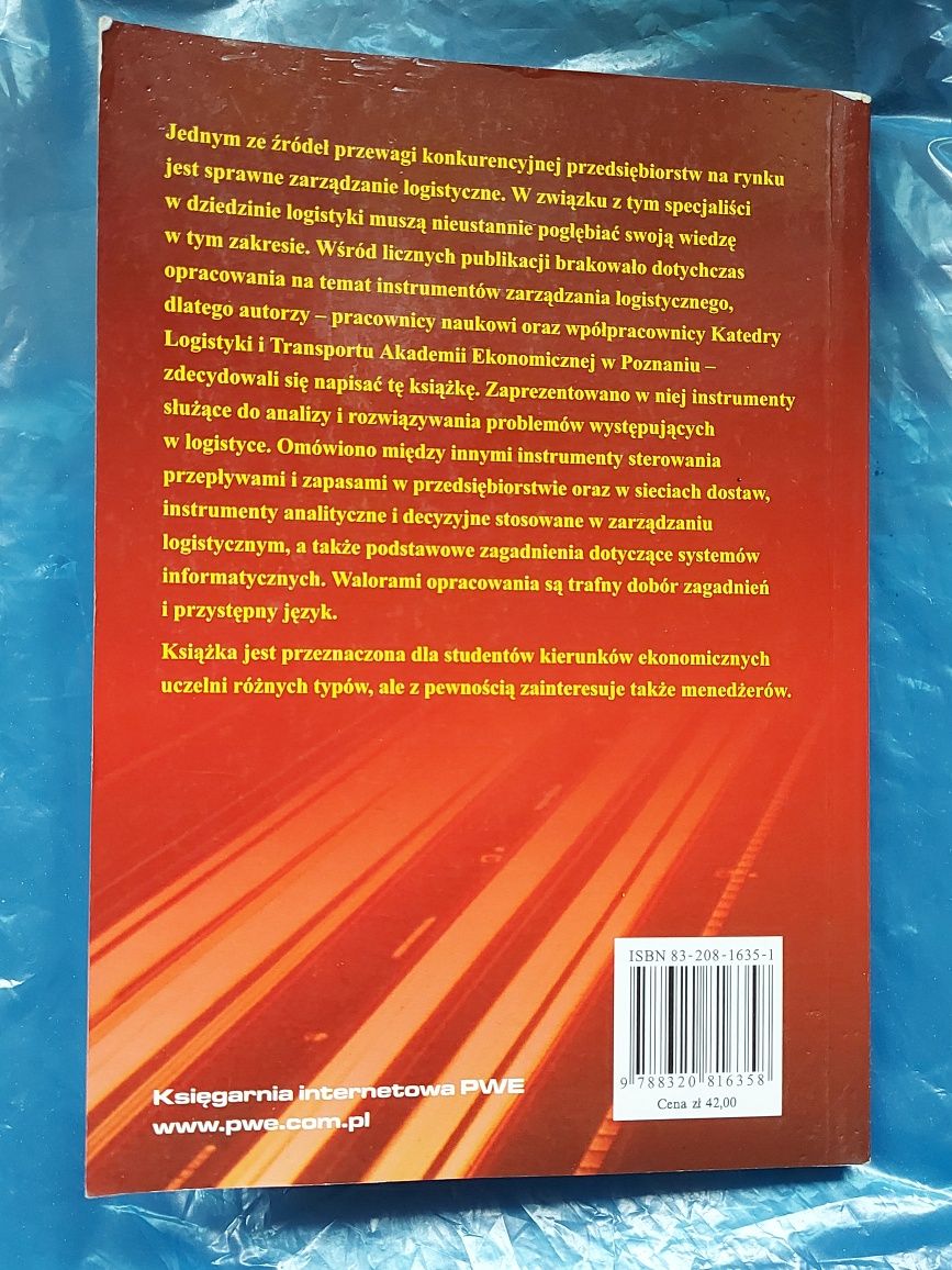 Książka Instrumenty zarządzania Logistycznego 2006rok