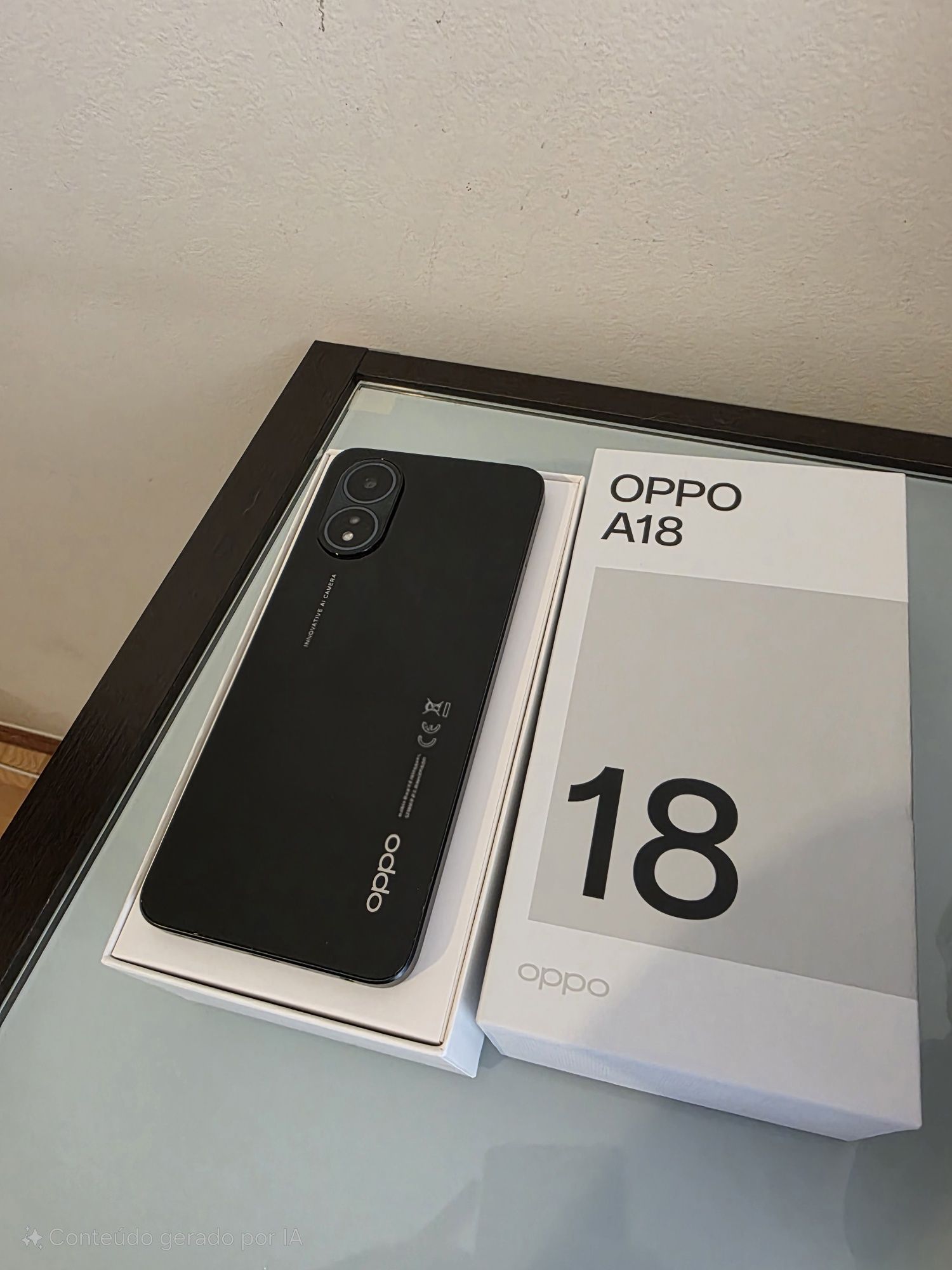 OPPO A18 como novo nunca usado