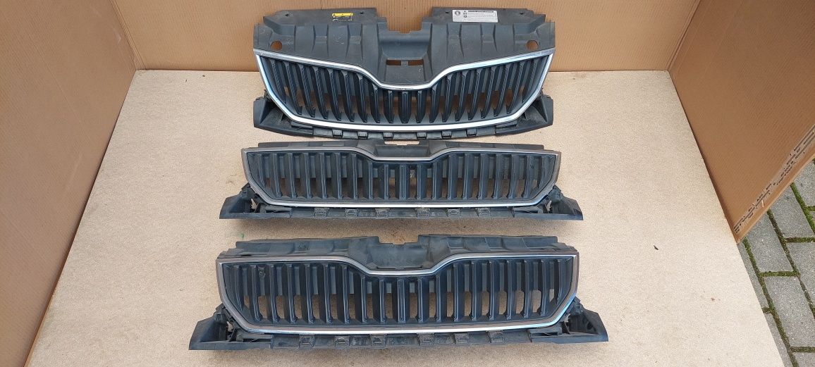 Skoda Fabia III 3 14-17 atrapa grill kratka chrom oryginalna