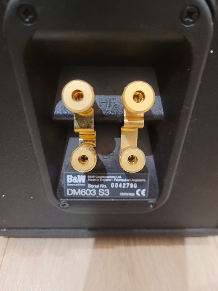 Zestaw B&W dm 603 s3 dm 601s3 Lcr 600 s3