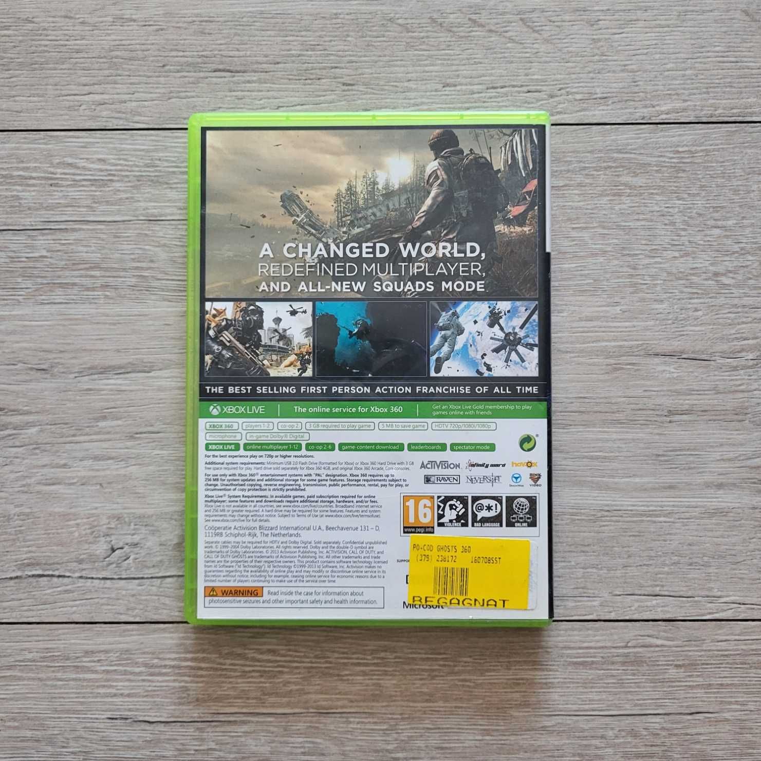 Call of Duty Ghost Xbox 360