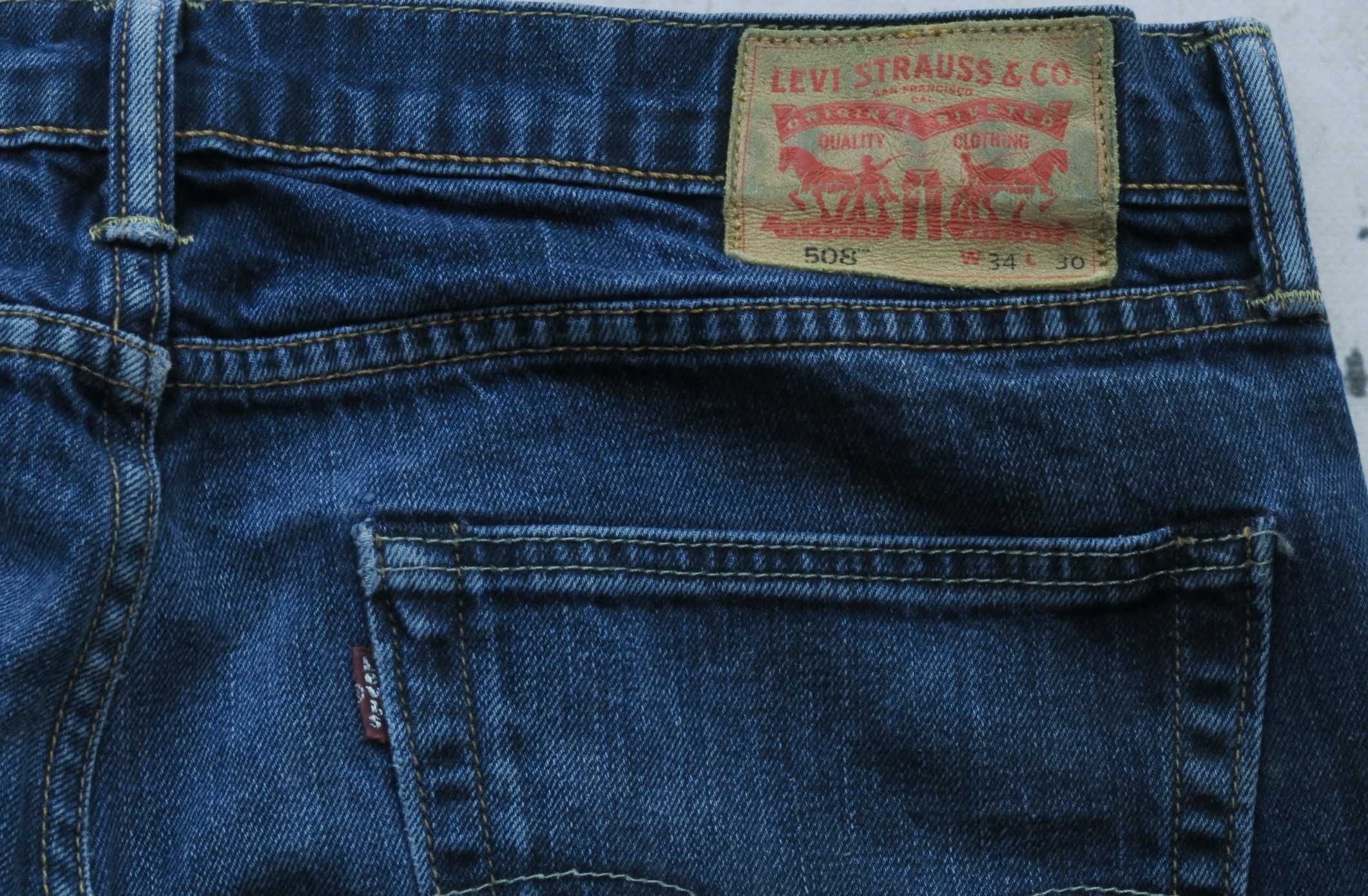 Levi's 505 spodnie jeansowe jeansy 34/30