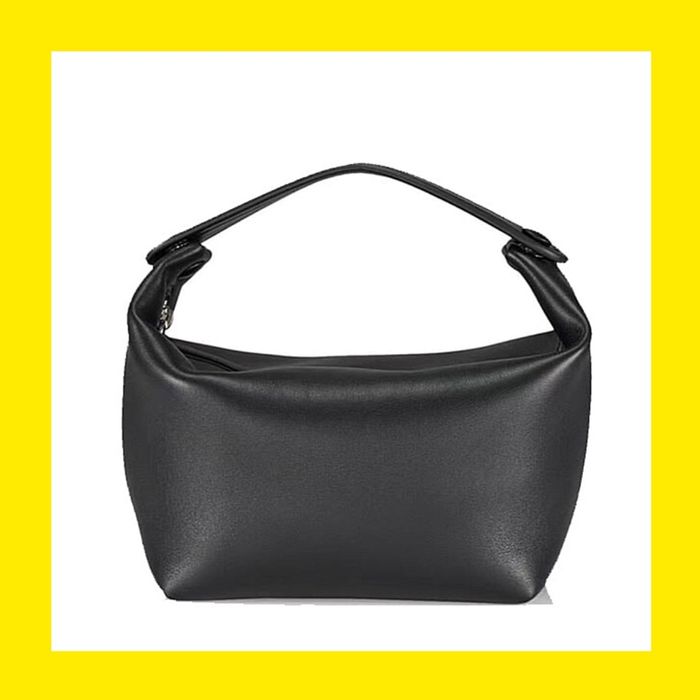 Сумка The Row Bag in Leather Black шкіряна чорного кольору