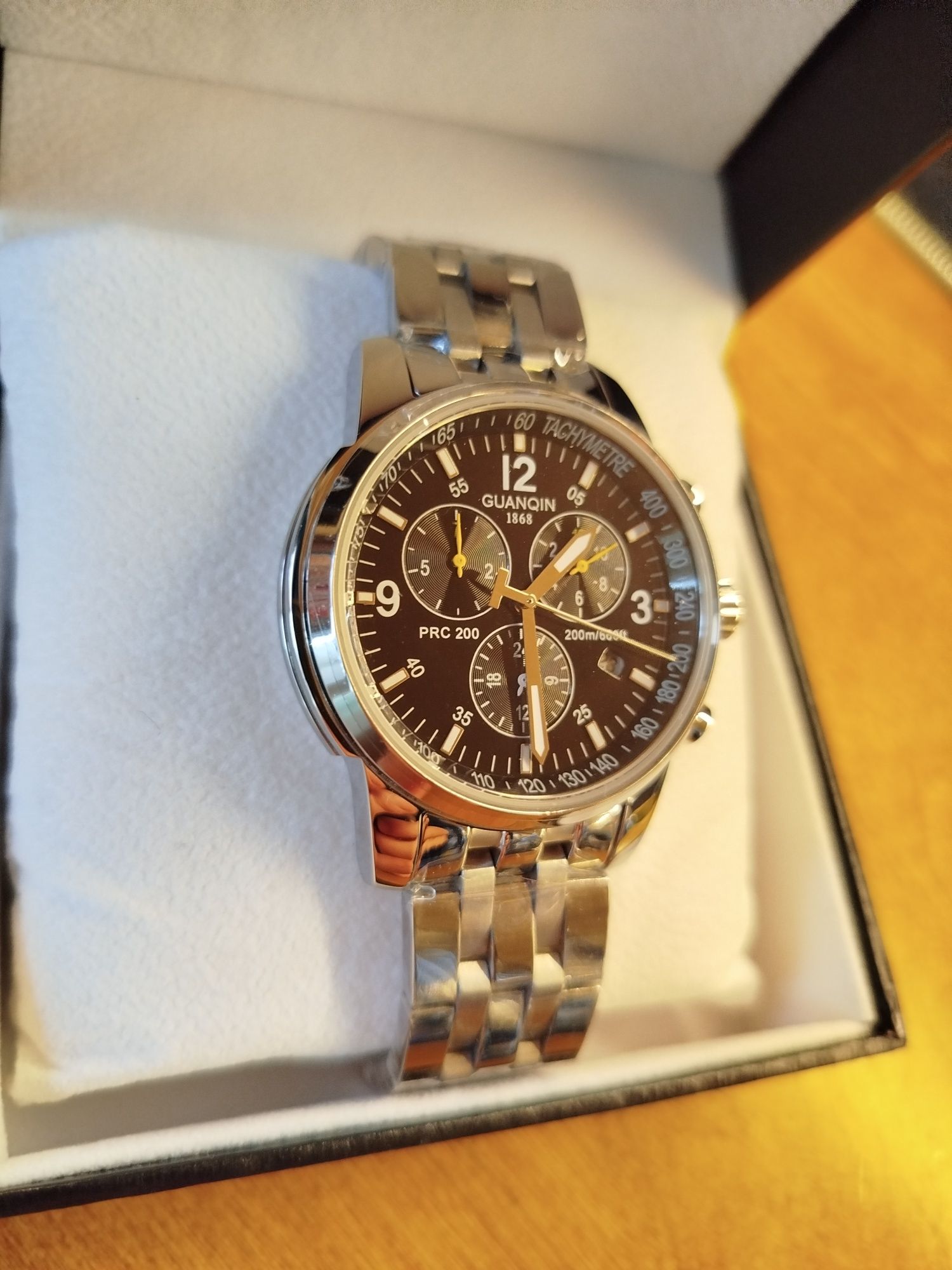 Часы PRC200 Guanqin механика,хомаж Tissot