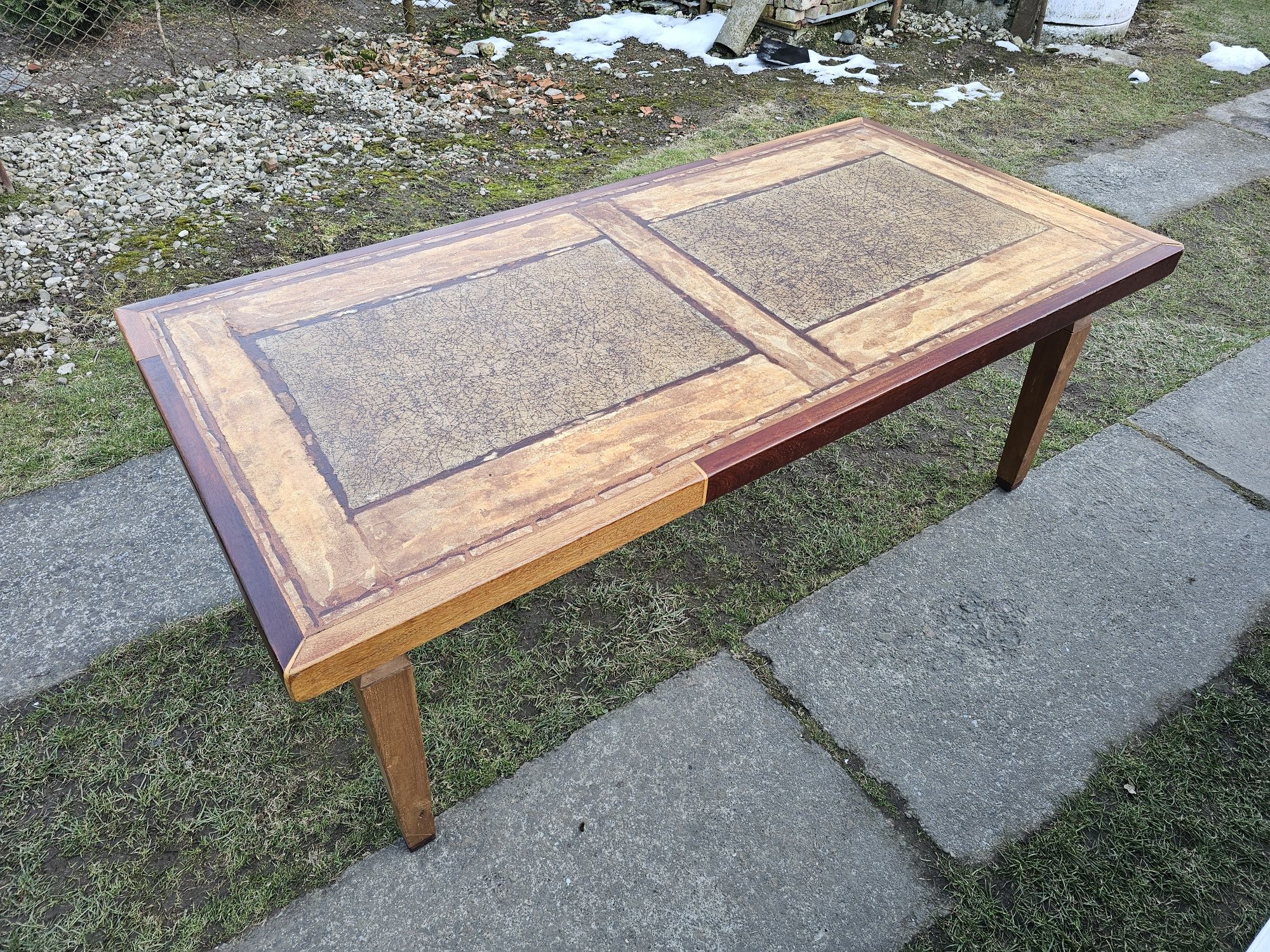 Стіл дерев'яний 196×95