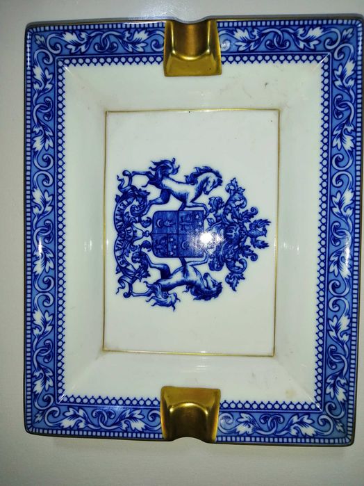 Cinzeiro porcelana reprodução Companhia das Índias