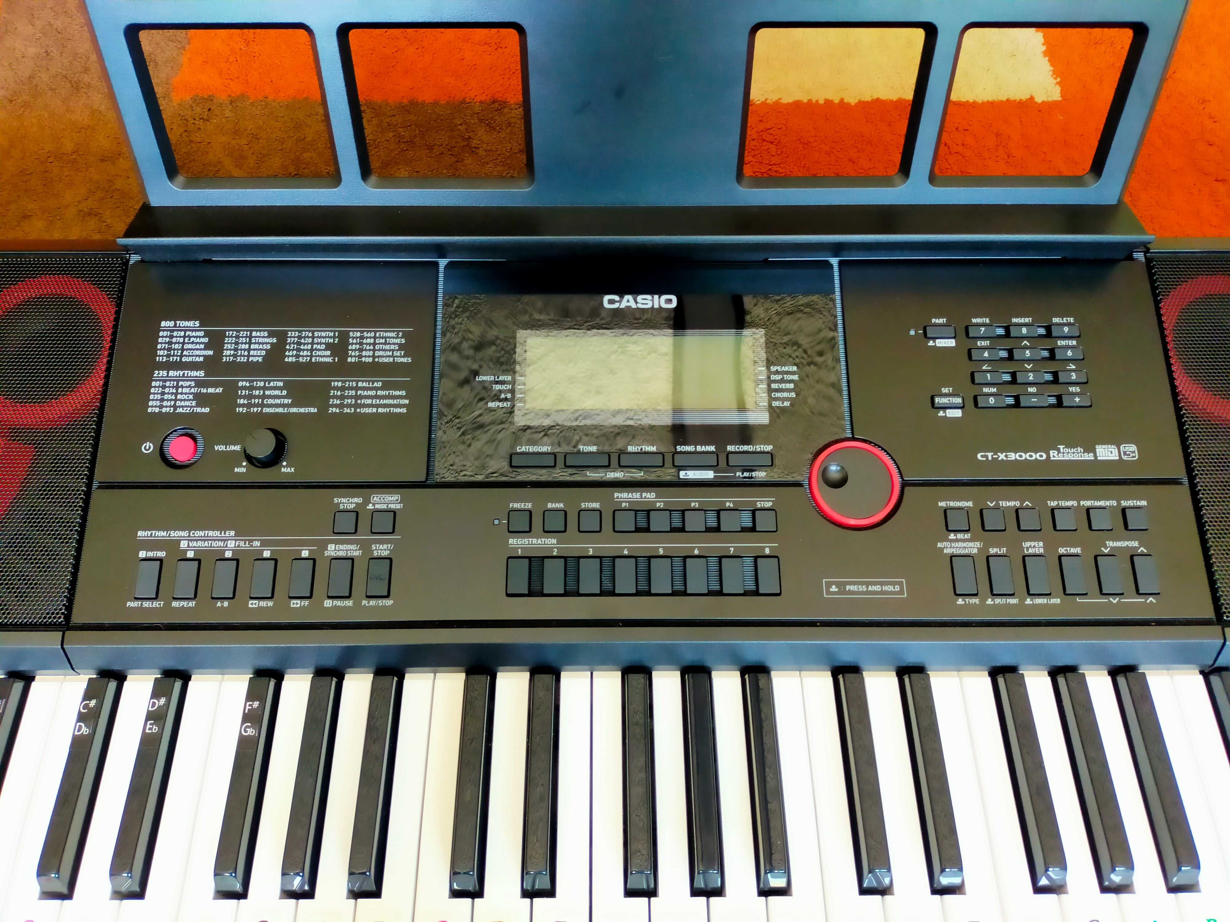 Piano Casio CTX 3000