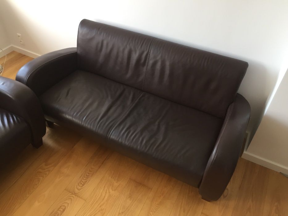 Sofa skórzana - skóra bydlęca dł 150 cm