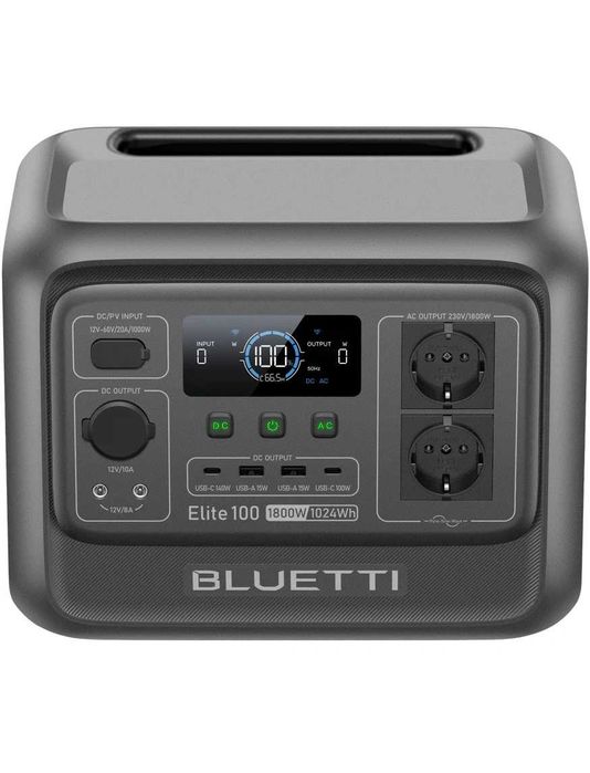 Зарядна станція Bluetti Elite 100 V2, 1800 Вт, 1024 Вт*год EU