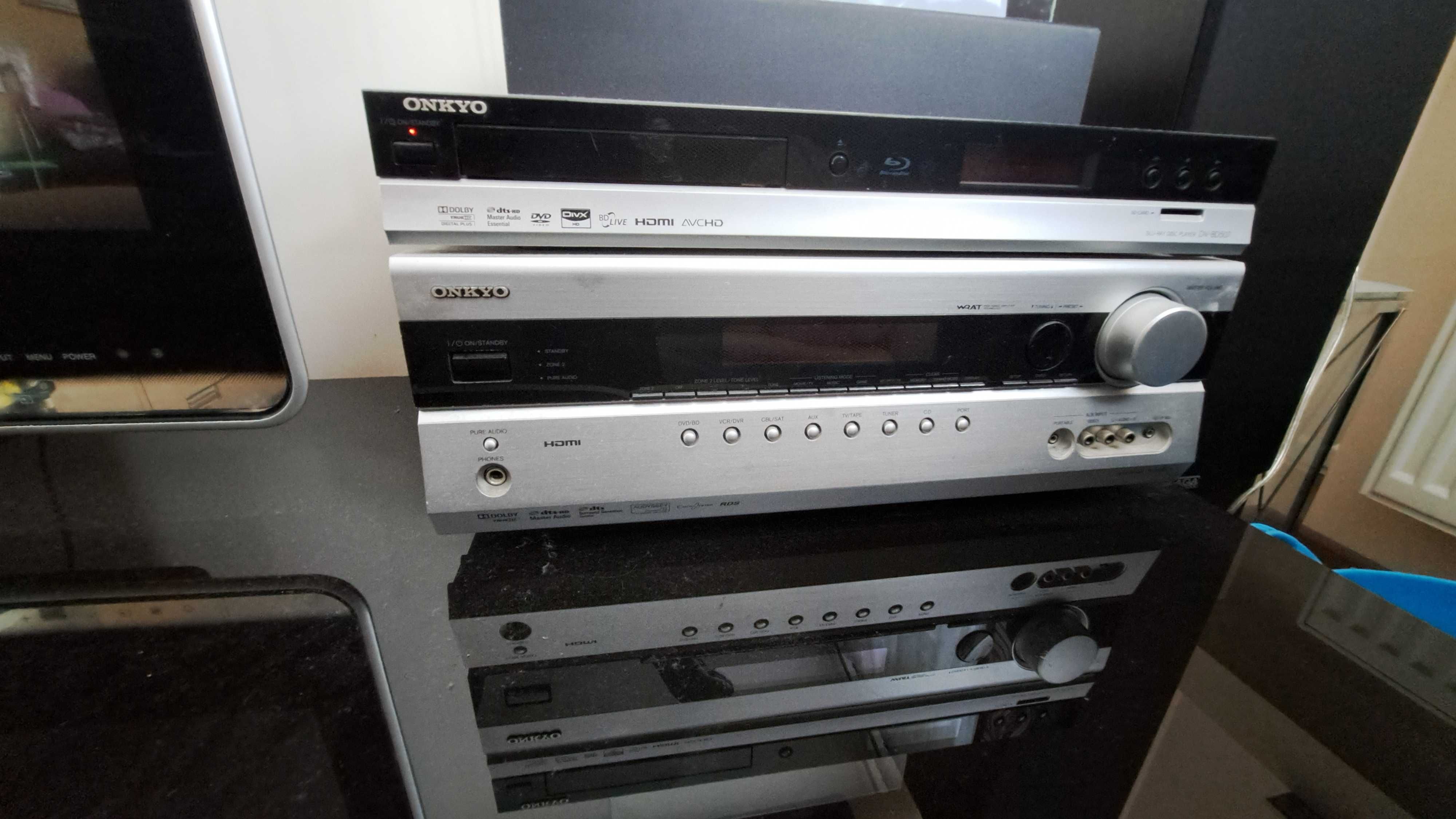 ONKYO TX-SR507 amplituner + pilot