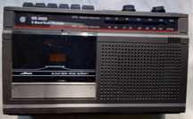 Rzadki, kolekcjonerski radiomagnetofon kasetowy RR-2030  do renowacji.