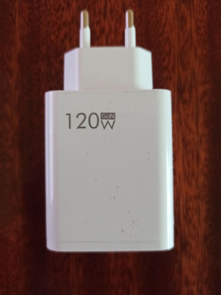 Зарядное устройство USB 120 Вт + шнур питания USB тип С, 6А/Е\Комплект