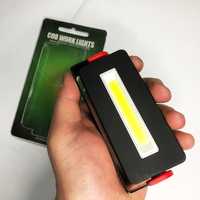 Міні-прожектор, світильник з магнітом (працює на батарейках)