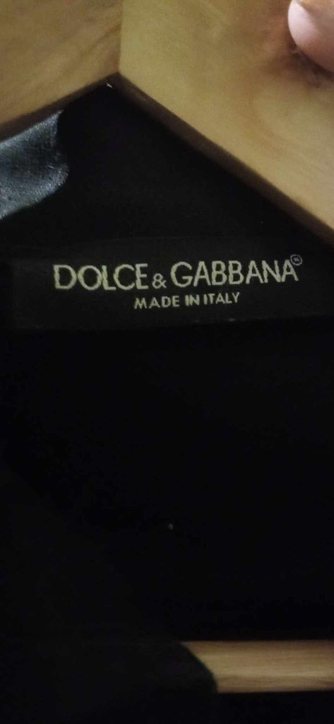 Kurtka denim czarna Dolce&Gabbana