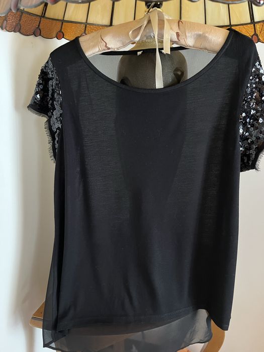 Bluzka elegancka z cekinami