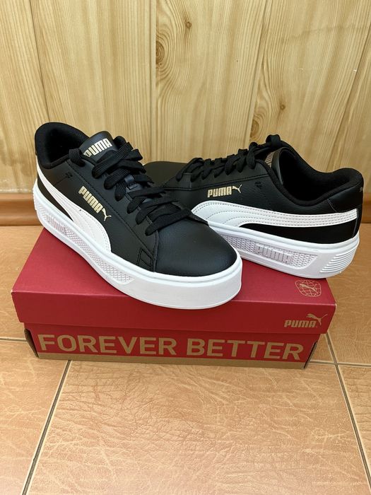 Кеды женские Puma Smash Platform V3, размер 38.5, 24.5 см стелька