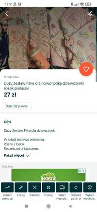 Duży Zestaw Paka dla dziewczynki