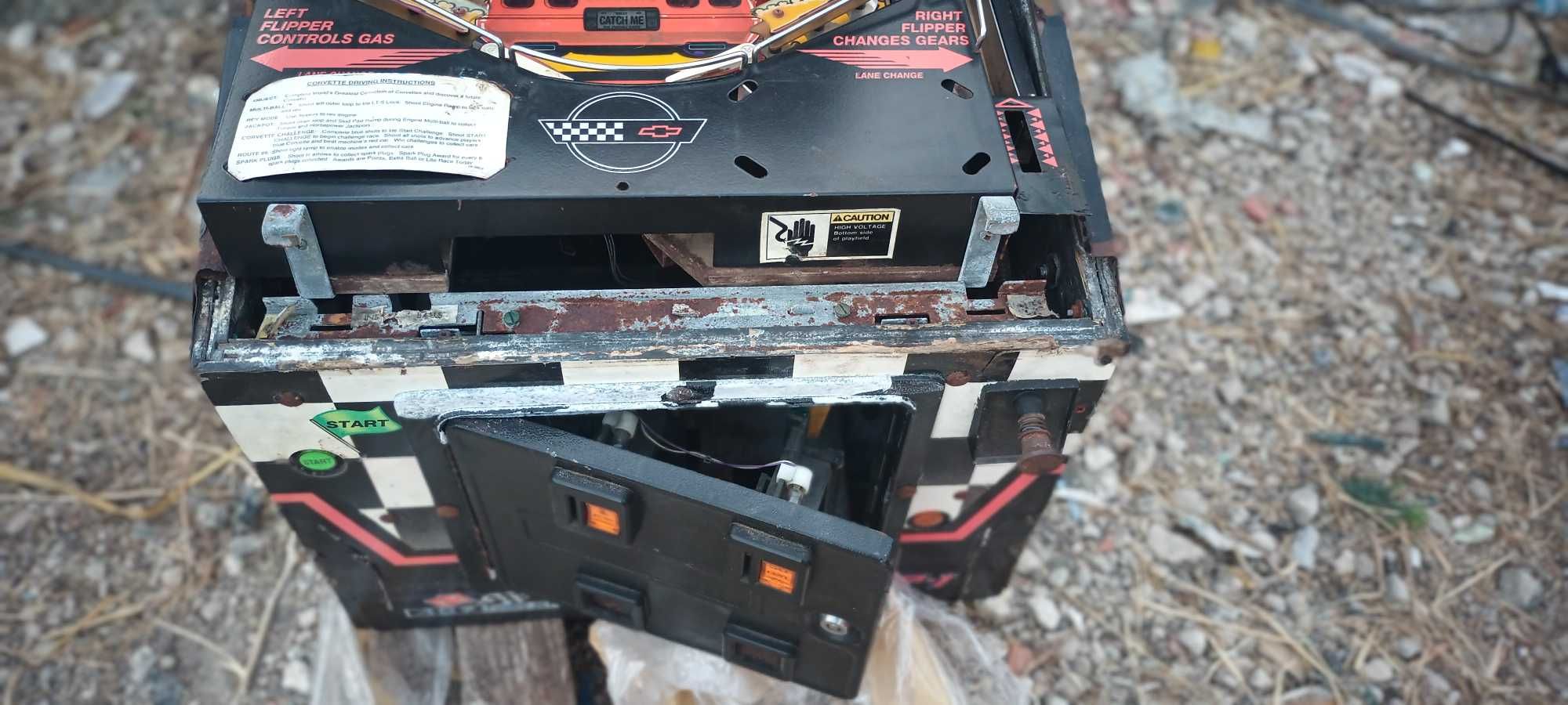 Flipper/pinball Corvette