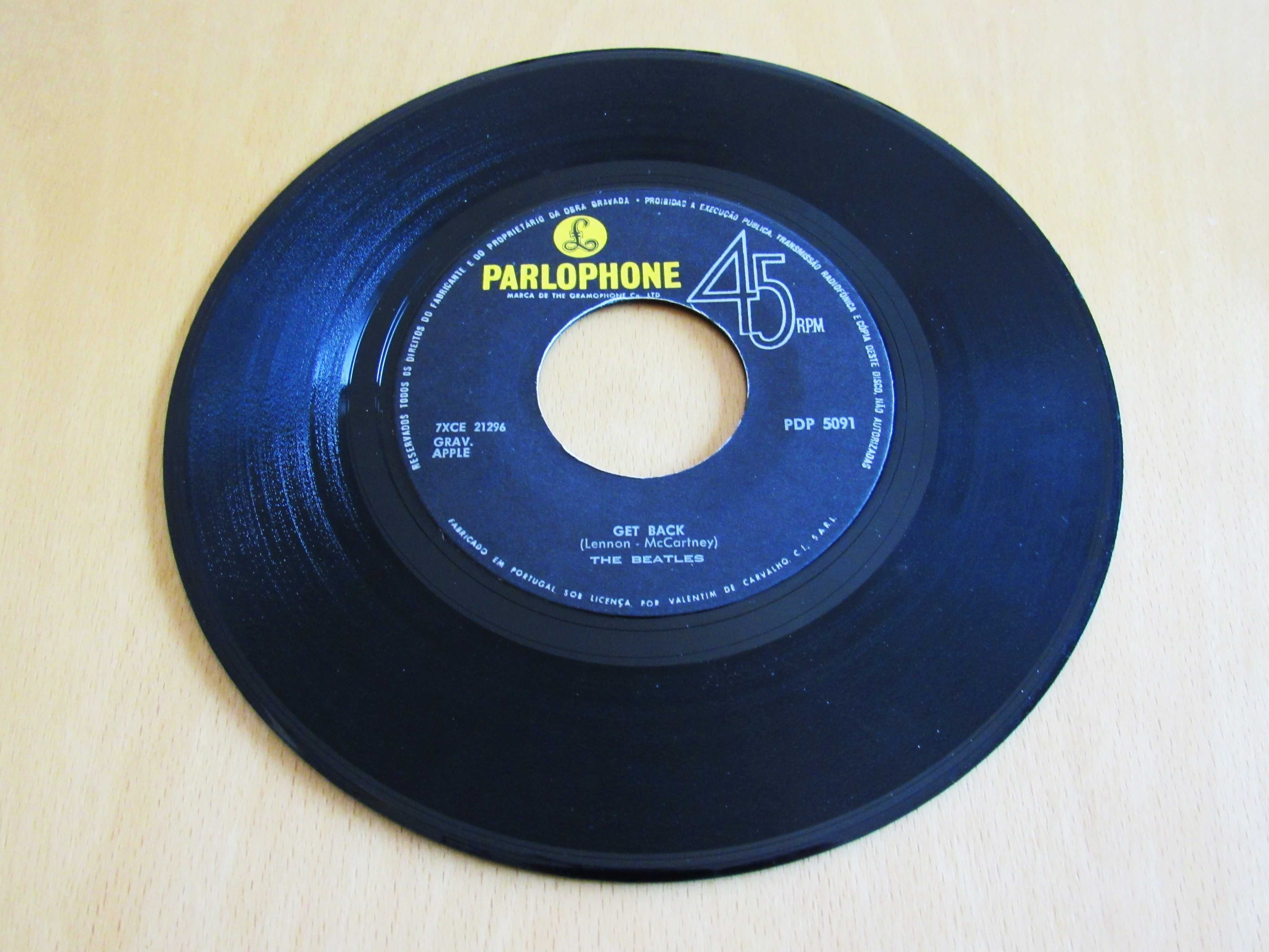 The Beatles "Get Back", Single, Portugal