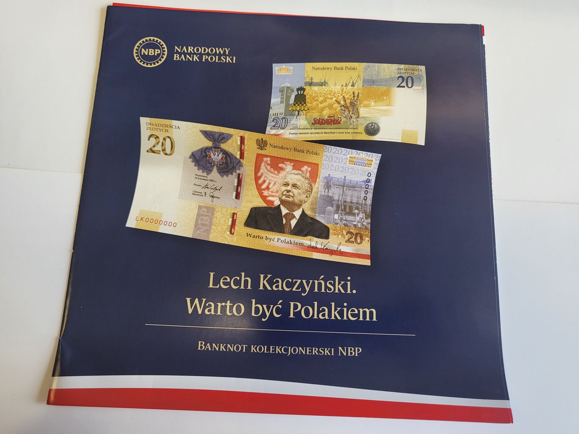 Kaczyński 20zł banków warto być Polakiem okolicznościowy do kolekcji