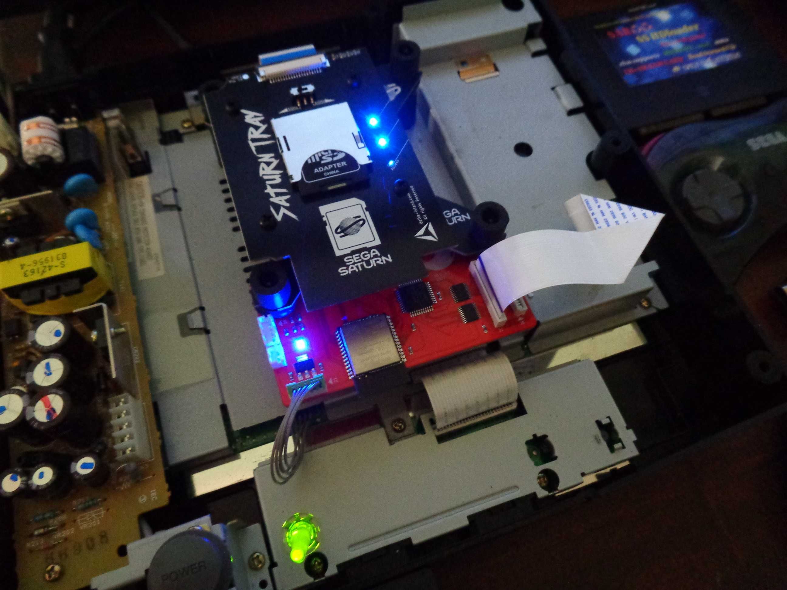 [Usado] Consola Sega Saturn Model 2 PAL com Fenrir ODE e SaturnTray