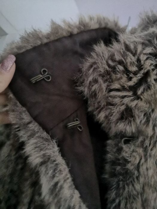 Kamizelka bezrękawnik futerko ZARA rozm. S