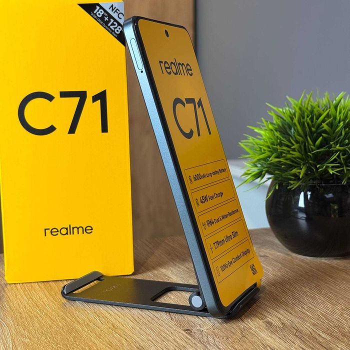 Телефон Realme C71 8/256GB Forest Owl 45W 6300 АКБ Купити Смартфон