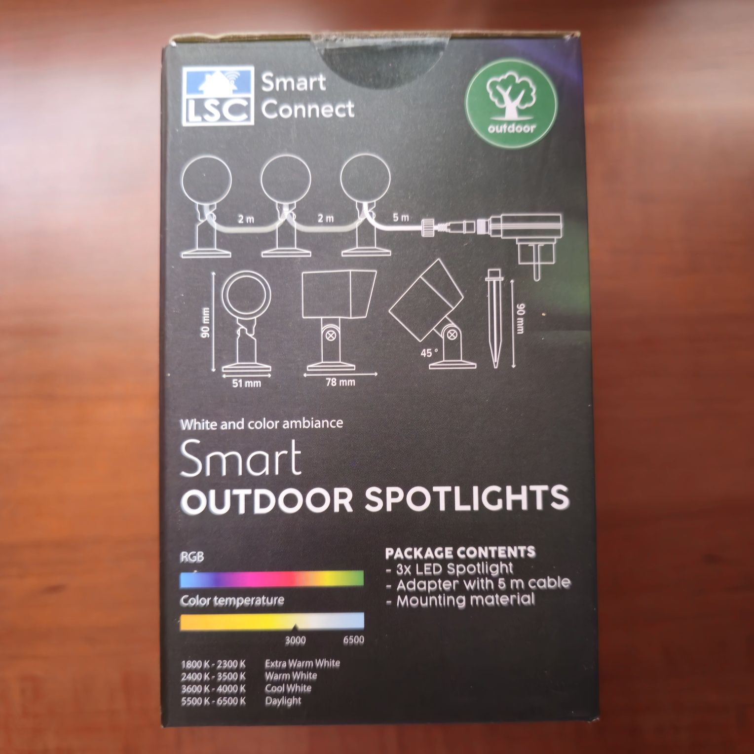 Spoty/Lampy ogrodowe Smart