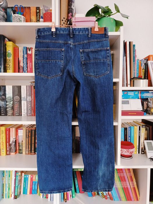 Jeansy boyfriend, Farah classic, W34/ L30, indygo, 100% bawełna