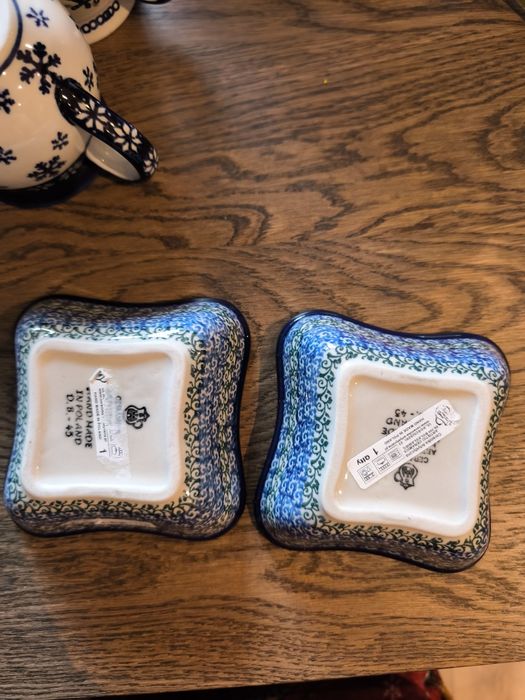 2 miski do przystawek ceramika Bolesławiec