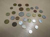 Mix monet z różnych krajów ponad 30 sztuk.
