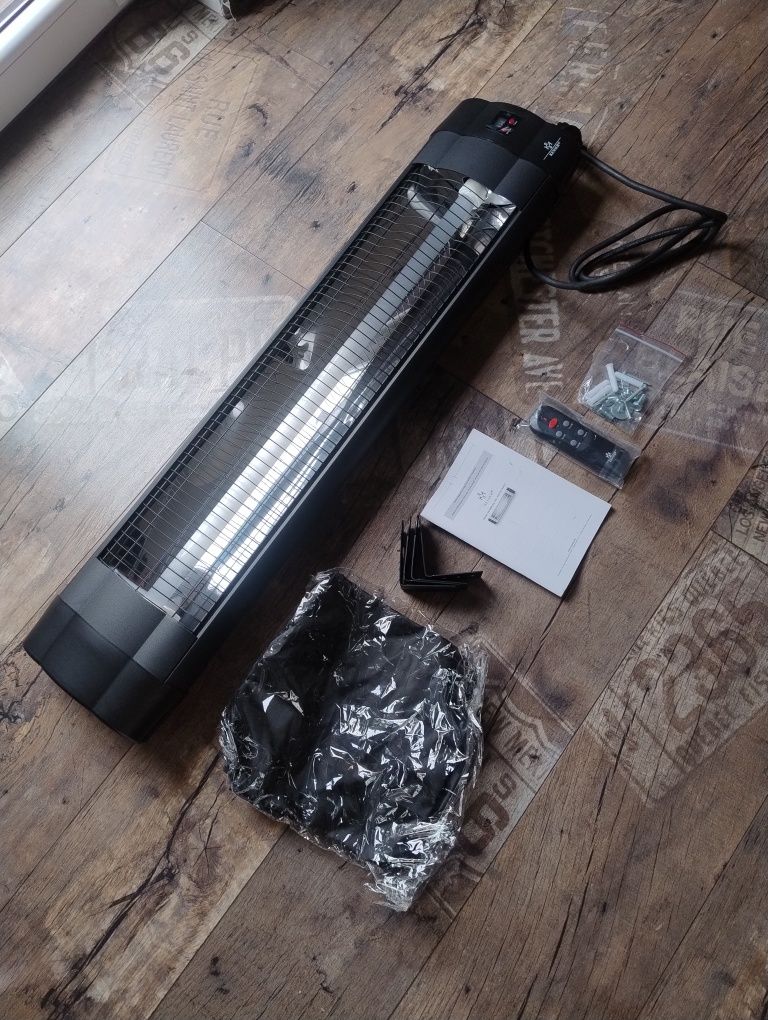 Promiennik podczerwieni 2500W, na pilota nagrzewnica,farelka, grzejnik