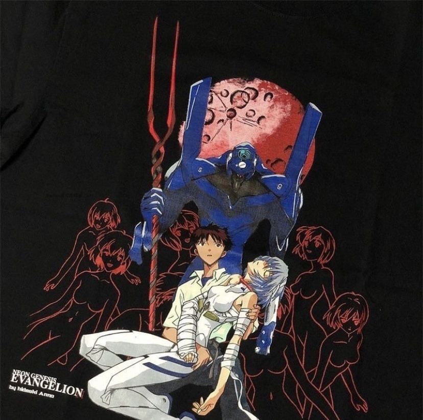 Футболка унисекс Evangelion аниме