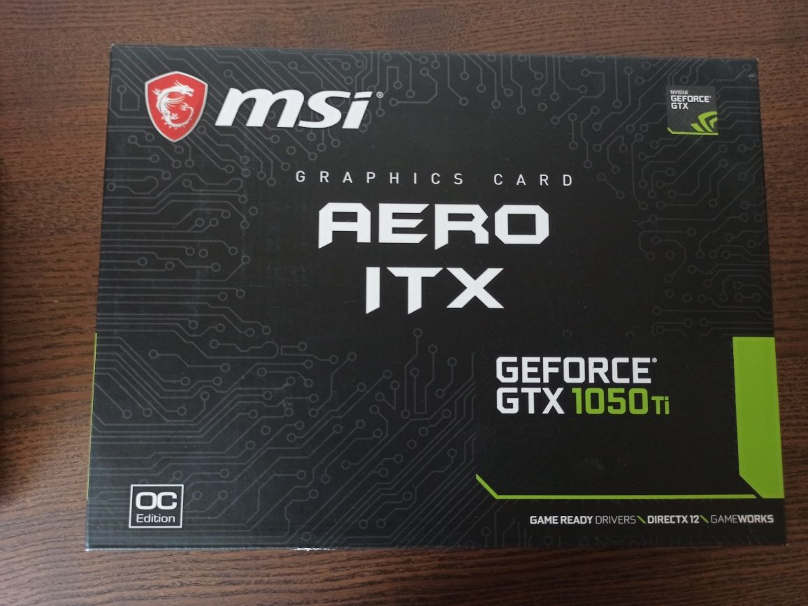 MSI GeForce GTX 1050Ti Aero ITX OC 4GB GDDR5