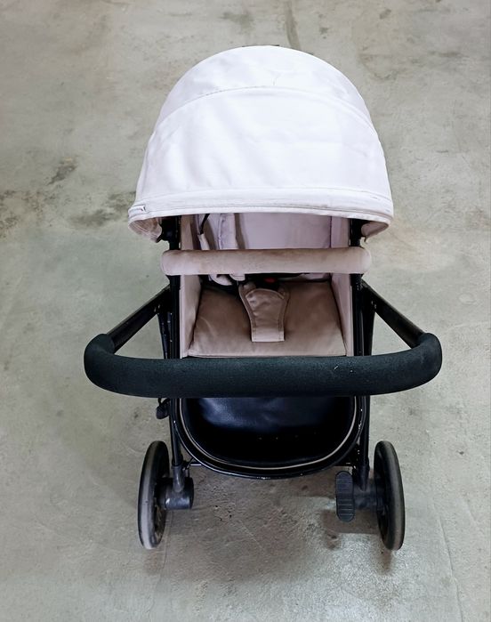 Conjunto carrinho bebé Asalvo três em um cinza