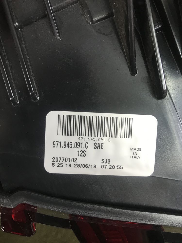 Задние Led фари Порш Панамера 971