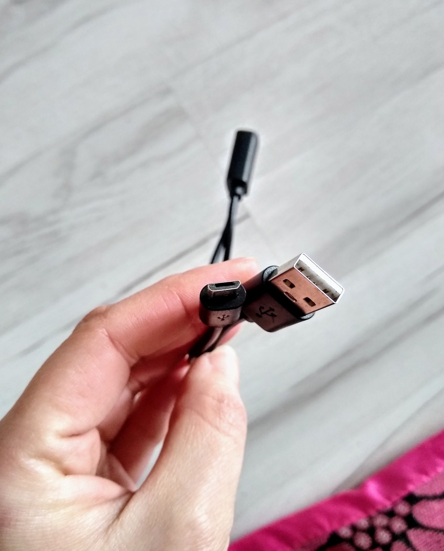 Adapter gniazdo USB wtyk USB micro USB przejściówka