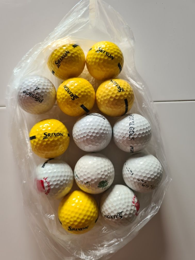 Piłeczki golfowe Srixon i inne uzywane  13 szt