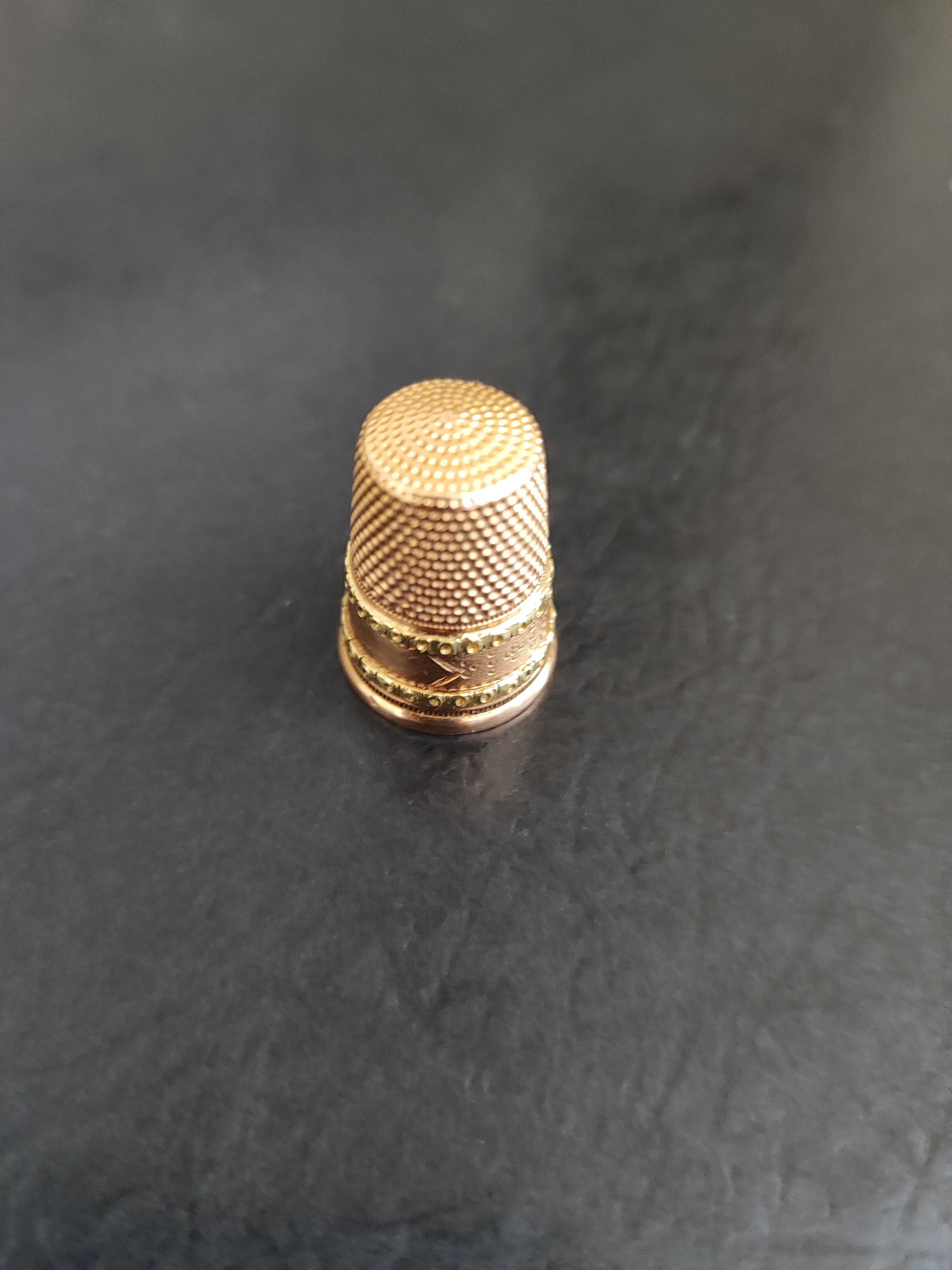 Dedal em Ouro Séc. XIX (Francês)