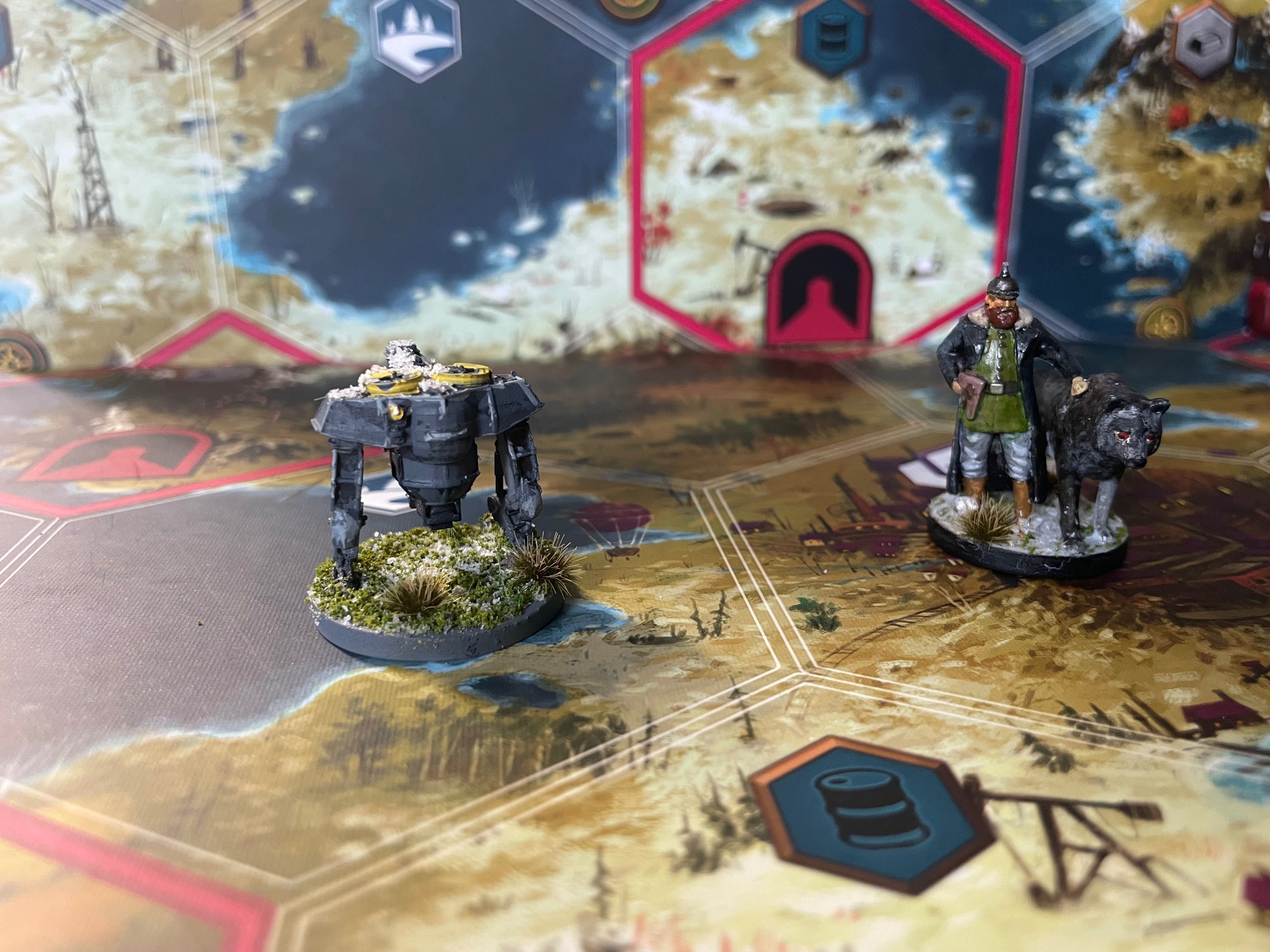 Zestaw alternatywnych Mechów do gry Scythe