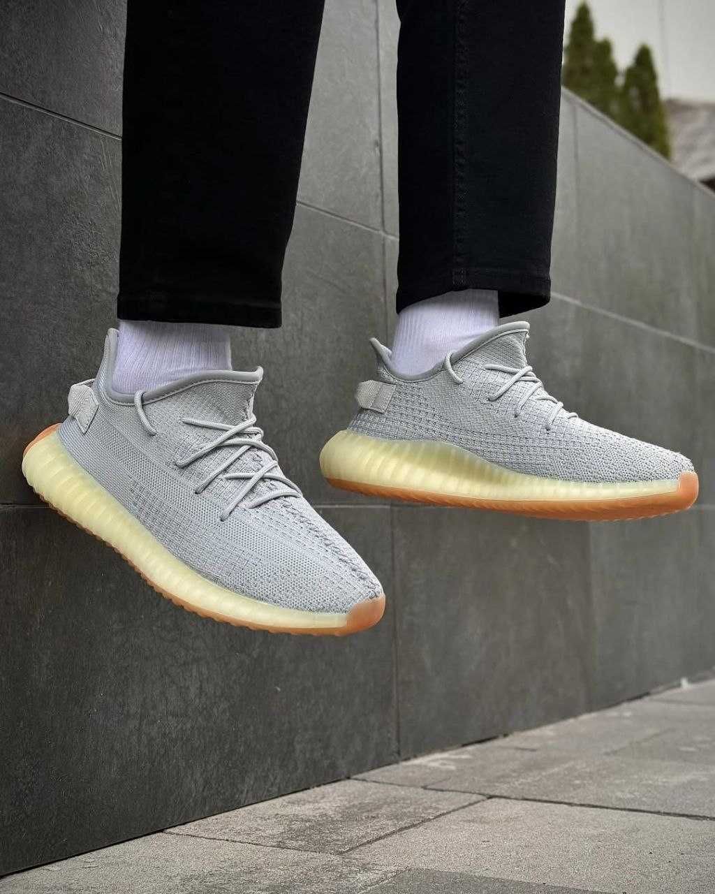 Чоловічі кросівки Stilli літні (41–45) Yeezy Boost 350 темно-сірі