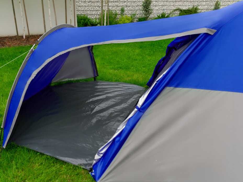 2w1 Mocny XXL Nowy Namiot Turystyczny Kempingowy Wodoodporny 3 osobowy