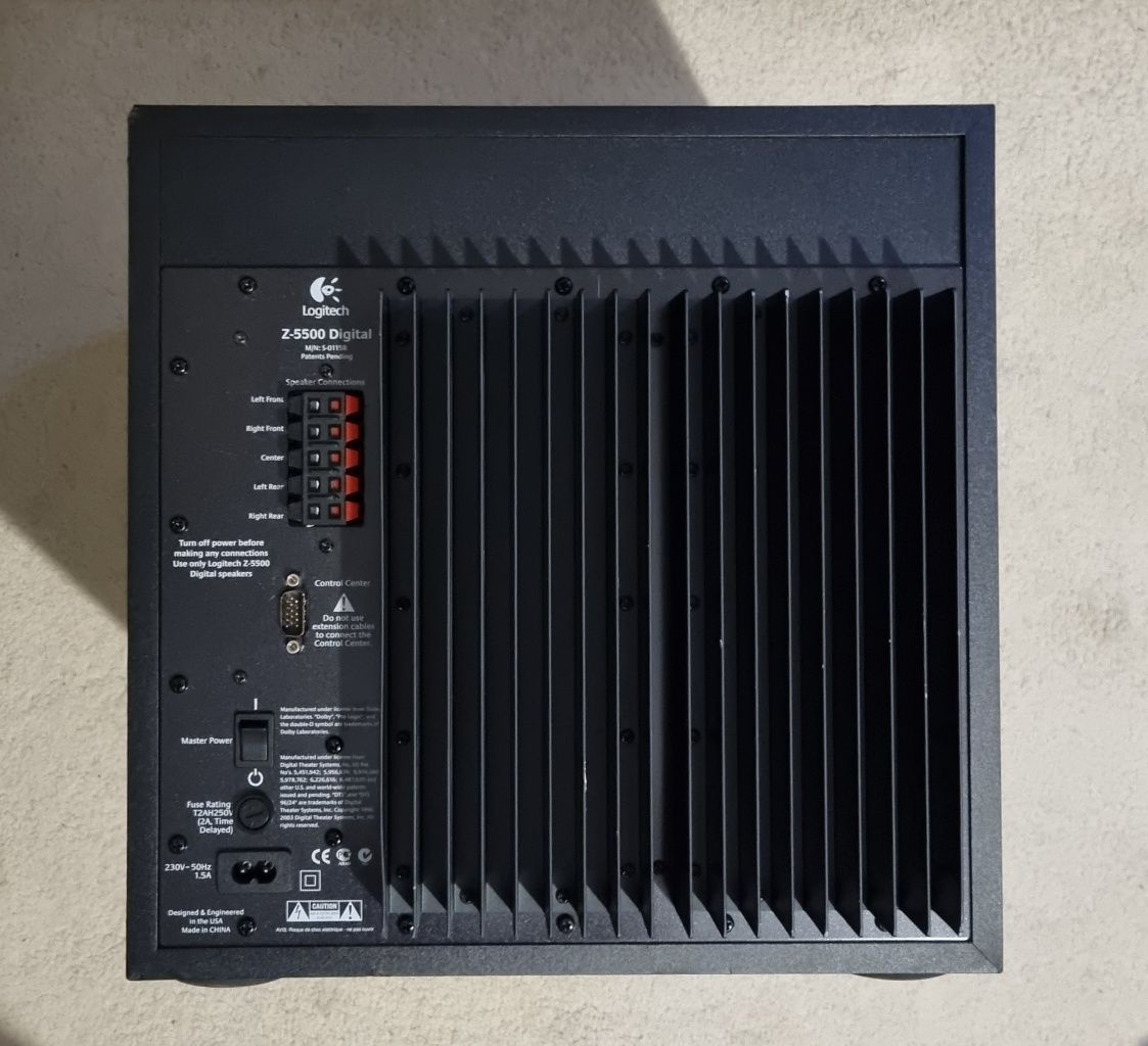 Logitech Z-5500 Subwoofer ze wzmacniaczem kompletny nr PID: R522
