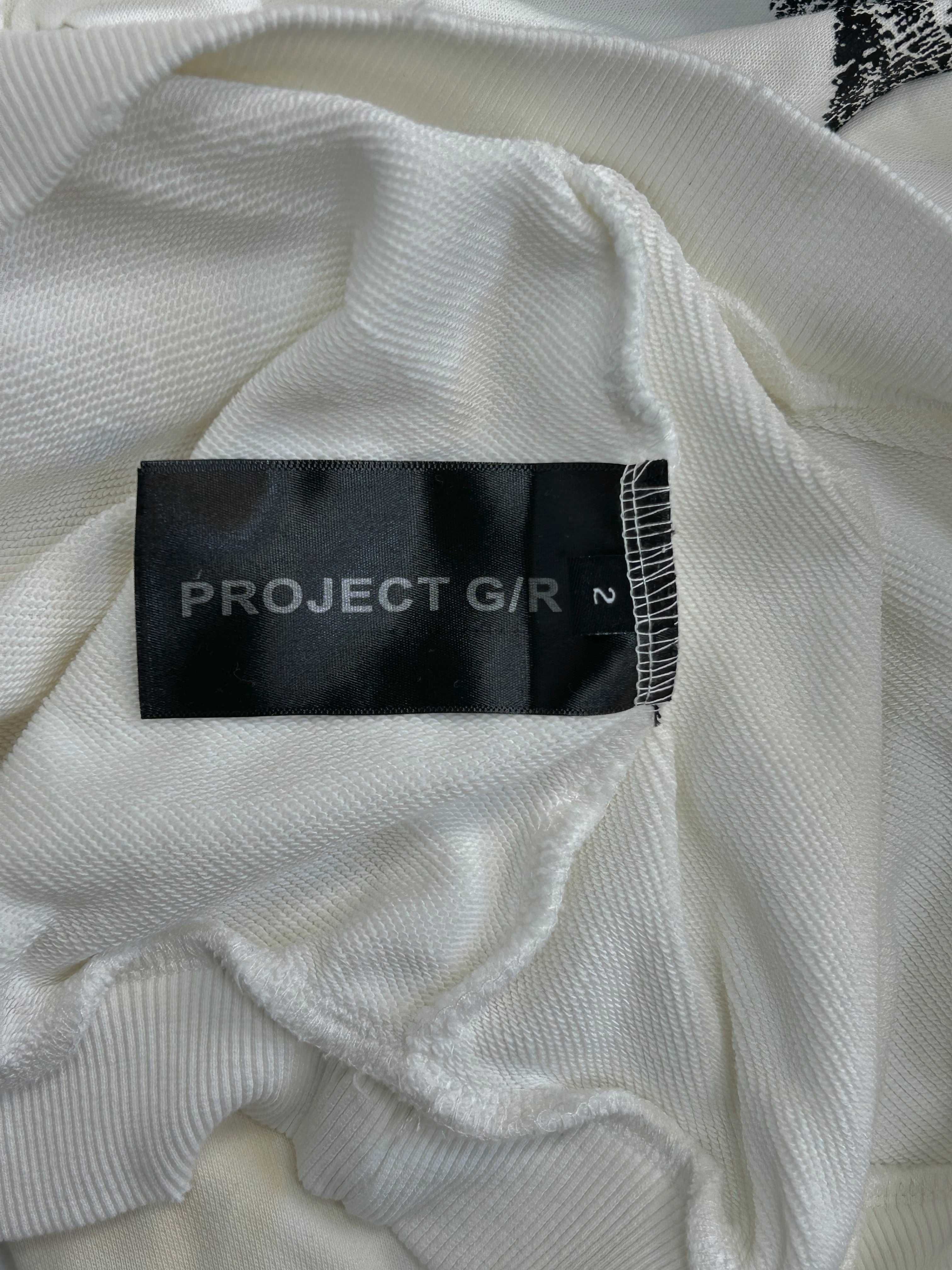 Project G/R GR Grailz zip up hoodie кофта худи біла худі