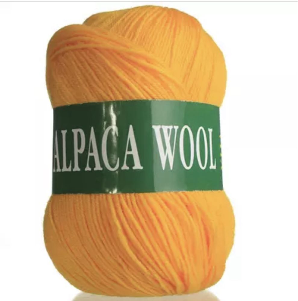 Пряжа "Vita Alpaca Wool" жовта