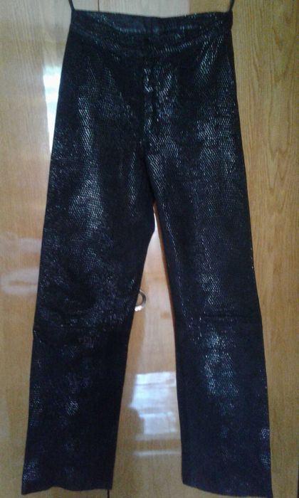 брюки из натуральной кожи б.у.
