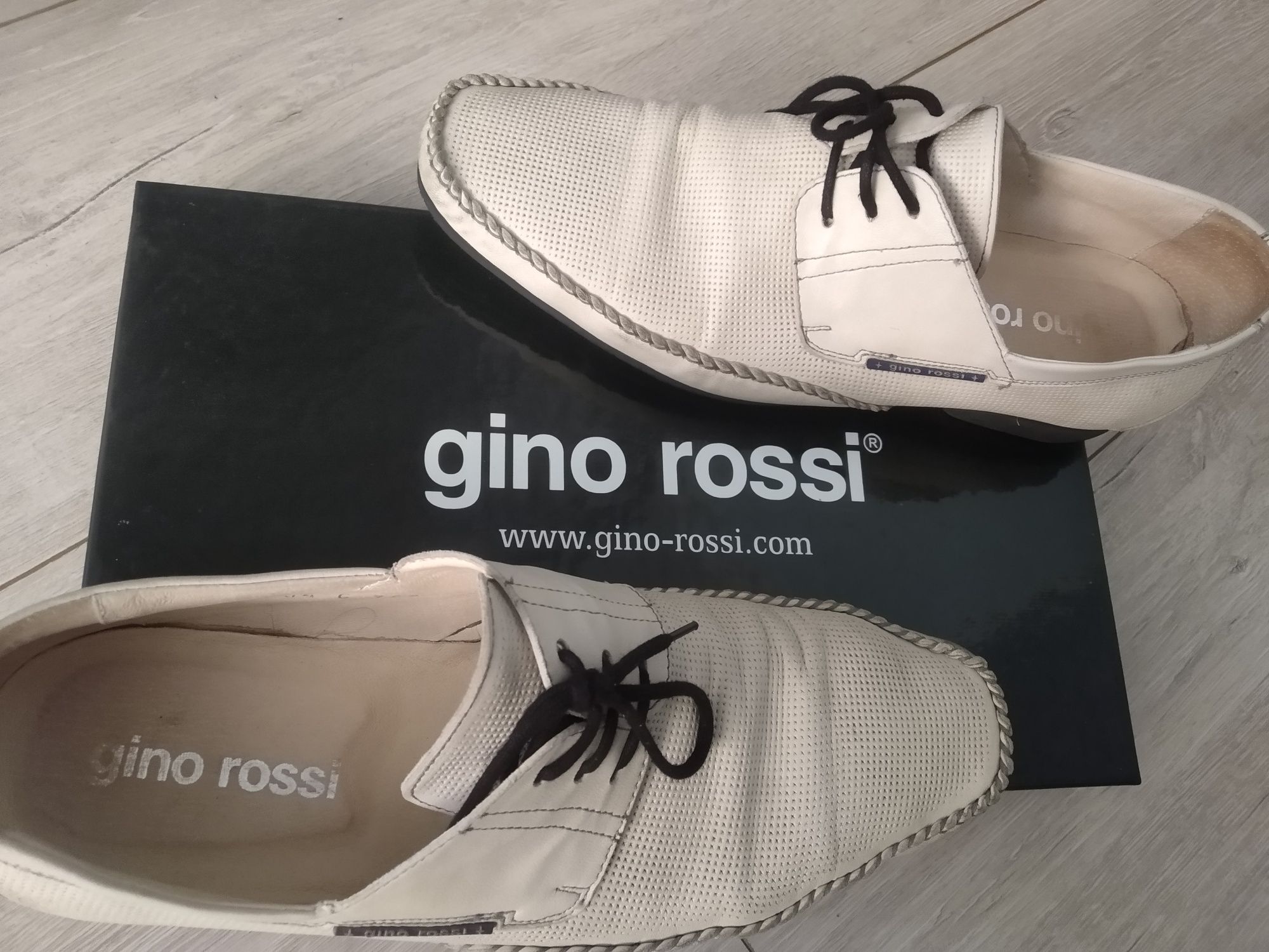 Gino Rossi męskie buty garniturowe skóra