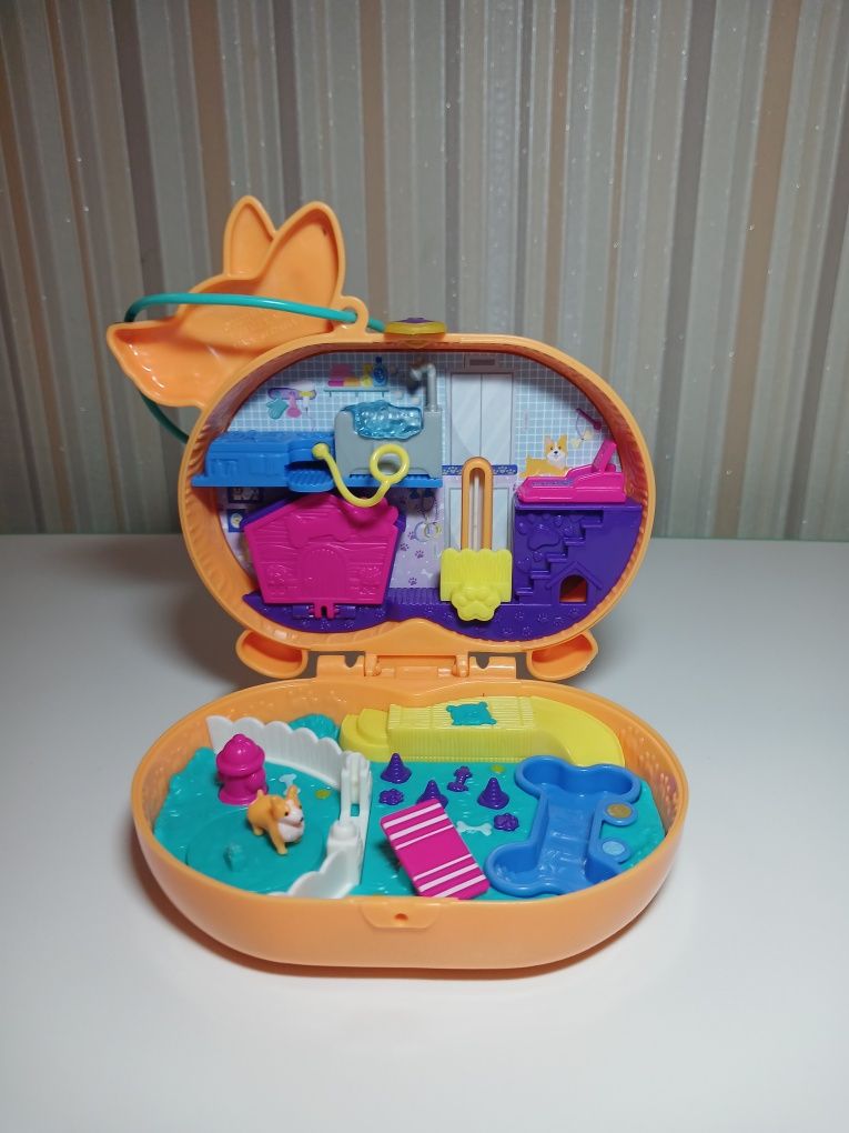 Polly pocket поллі полли покет ананас гольф корги домик будиночок