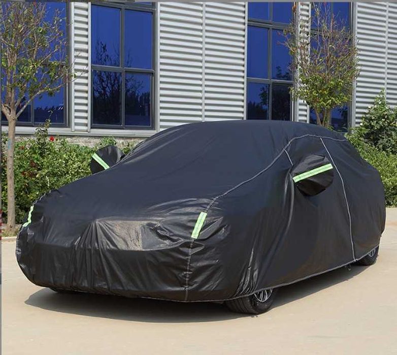 Plandeka Pokrowiec samochód Tkanina Oxford 210D plus aksamitna czarny